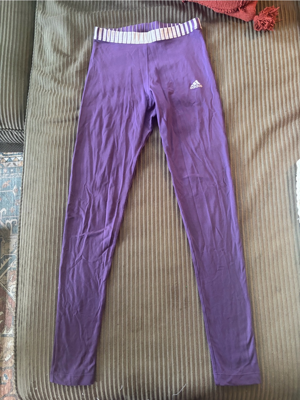 Adidas Purple Performance Leggings